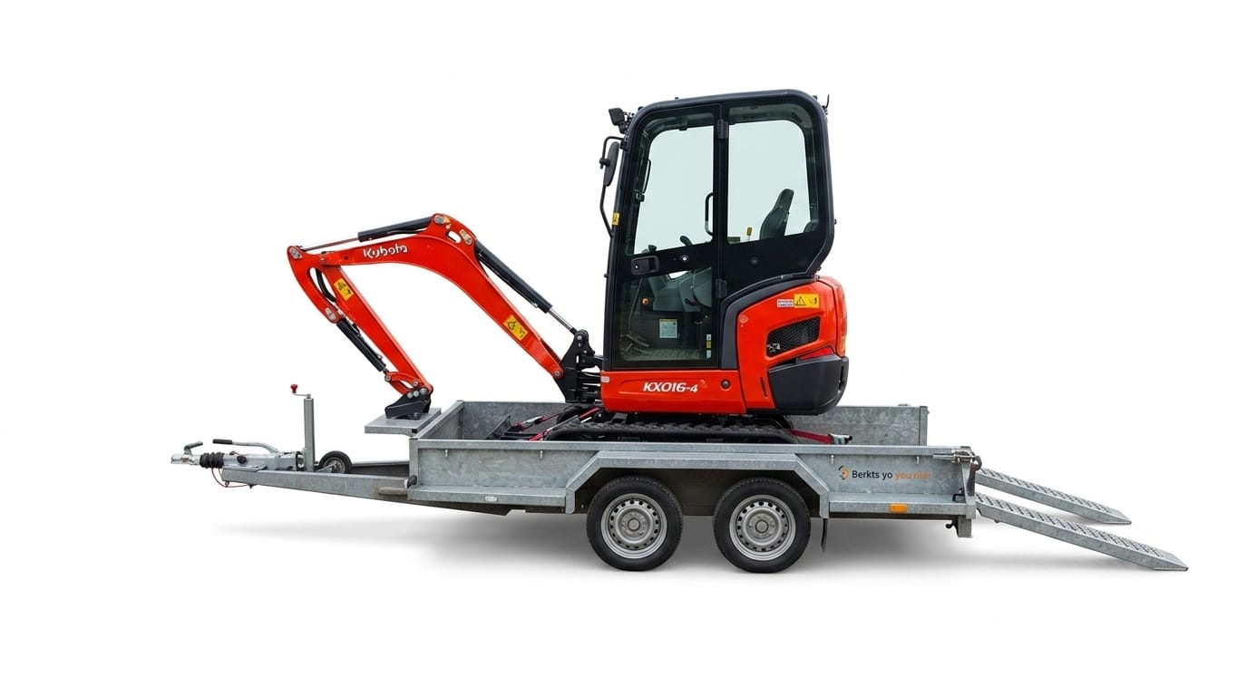 Baumaschinenanhänger